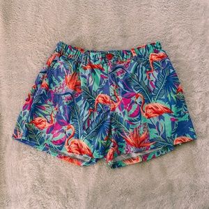 Slick It Up Tropical Swim Trunks